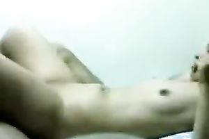 Playful darksome brown white chicks with great body makes love with her BF