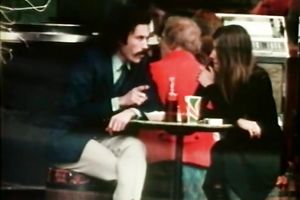 Raven haired dumpy tramp sucks long bonker outdoors