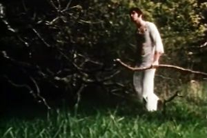 Raven haired dumpy tramp sucks long bonker outdoors