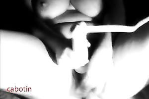 Breasty amateur aged brickhouse masturbates with a magic wand