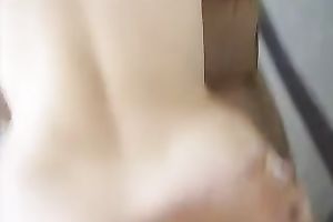 Fabulous white ass of my shy brunette hair hair girlfriend