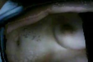 Solo act with my ex paramour rubbing her bra buddies and bawdy cleft