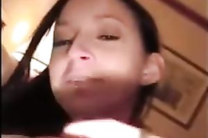 I love to fuck my girlfriend's constricted anus in missionary position