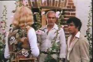 That golden-haired delicious cougar lets that brunette hair tease her in the shower