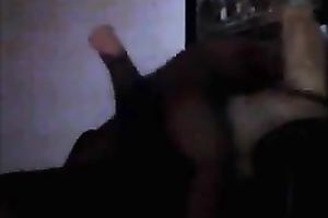 Homemade clip with me pounding my corpulent wife's cunt