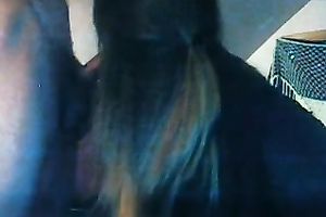 Insatiable brunette hair sucks my 10-Pounder and welcomes it in her vagina