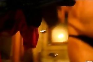 Busty and plump aged Married slut topless on intimate movie