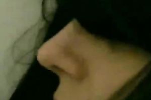 Cum-addicted brunette hair GF gives me an amazing blowjob