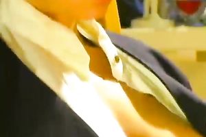 Brunette hussy enjoys vehement cunni and shows her blowjob skills