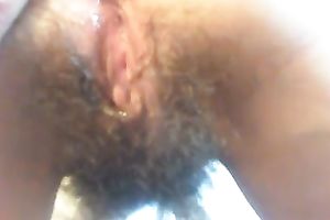 Fingering my GF's supplementary shaggy love tunnel homemade movie