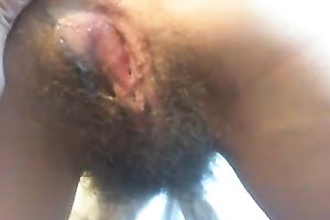 Fingering my GF's supplementary shaggy love tunnel homemade movie