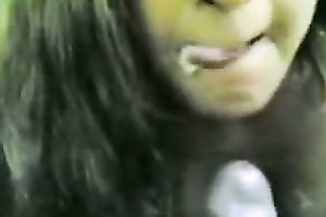 Sexy lalin girl legal age teenager hottie gives priceless head and swallows all that cum