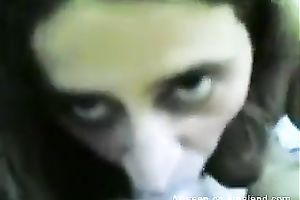 Sexy lalin girl legal age teenager hottie gives priceless head and swallows all that cum