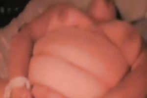 My chubby bride entertains herself by masturbating her beefy cookie