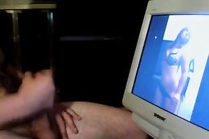My sexy girlfriend sent me hawt topless photos and I jerked off