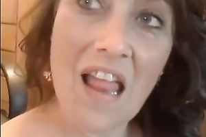 Hot and playful milf wife and her sex partner on web camera