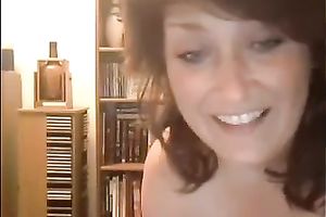 Hot and playful milf wife and her sex partner on web camera