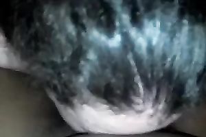 Curly haired big beautiful woman harlot is blowing my dark penis like mad