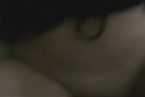 She puts a fuck-rubber on my pecker and licks it in advance of taking in her snatch