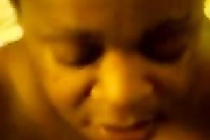 My dark Married slut needs protein facial mask and I give it her