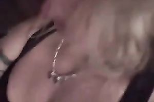 My spunky golden-haired mastix acquires her soaked cookie creampied