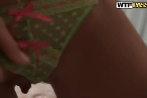 Blonde teen admires her BF with her cock-sucking skills in POV movie scene