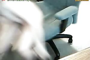 Webcam amateur wife with slender body playing with her itchy fanny on the ottoman