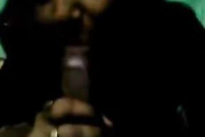 Fugly Indian girl sucks beefy shlong greedily like ribald wench