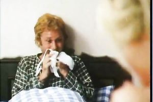 Kinky golden-haired head harlot passionately rides on lengthy cock of her passive hubby