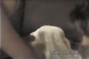 My friend's chubby white bitch knows with certainty how to please a man