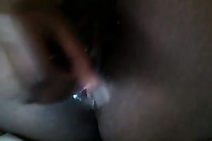 When I fuck my fanny with my silver sex tool it feels so good