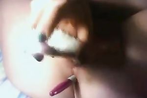 I love to stuff my deliciously ravishing love tunnel with a hairbrush