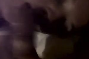 Facial for my tiny shy dark brown girlfriend after party