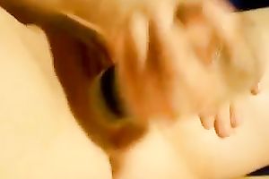 My frau uses dildos and a bottle to satisfy herself