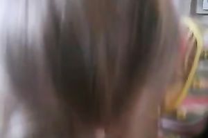 This hooker can't live without giving BJs and u got to love all the pecker engulfing she does