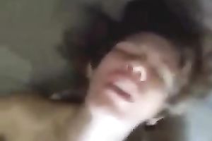 This unthinkably sexually excited honey can suck two knobs at one time