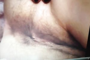 My wife's filthy shaggy cum-hole for your viewing fun