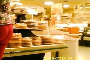 A scarcely any large assed chicks receive caught on my hidden web camera in a store