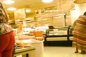 A scarcely any large assed chicks receive caught on my hidden web camera in a store