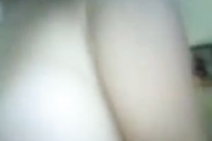 My well-endowed wife enjoys riding my hard 10-Pounder in homemade movie