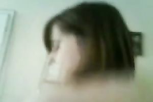 My well-endowed wife enjoys riding my hard 10-Pounder in homemade movie