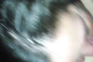 Ugly fattie enjoys engulfing my dark schlong in sexy POV movie