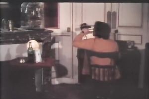 Curly dark-haired floozy widens her legs for softer penetration