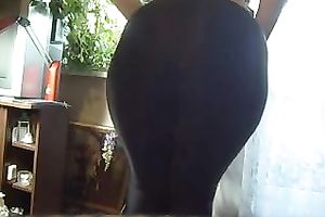Homemade solo with my ex fuckbuddy exposing her biggest wazoo