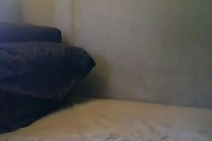 Chubby brunette hair girlfriend using her sex toy to please herself