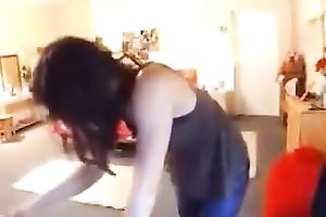 I did not await such an astonishing striptease show on webcam