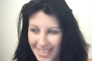 Brunette hawt wife acquires undressed in her room and exposes her fanny with boobies