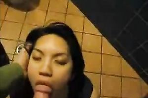 Young Asian hot slut gobbles my shlong on POV sexy intimate tape