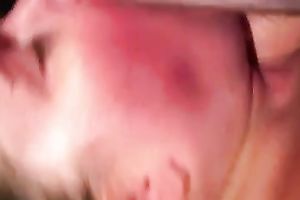 Pleasing my spouse by engulfing his miniature soft wang on web camera