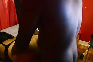 Black fellow destroys my pussy in interracial homemade movie scene